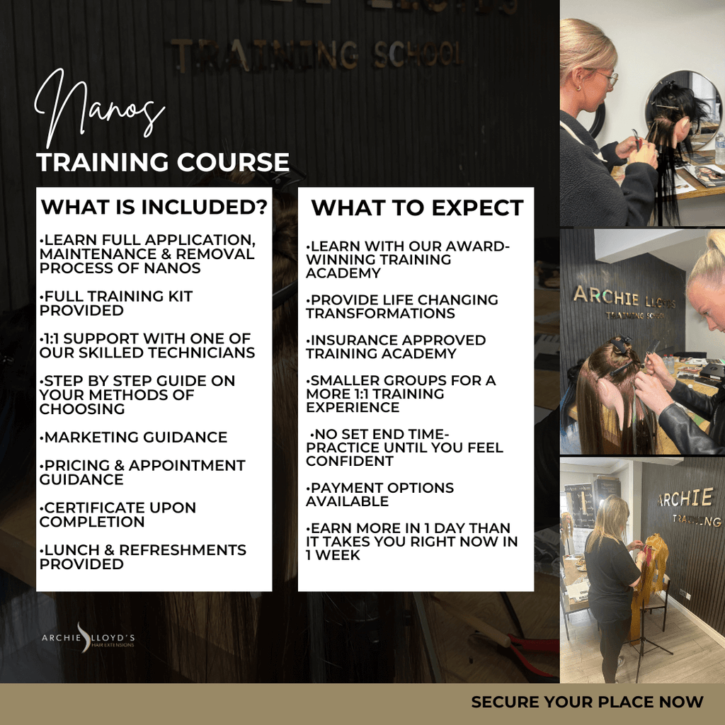 Certified On-Site Nano Bead Hair Extension Course