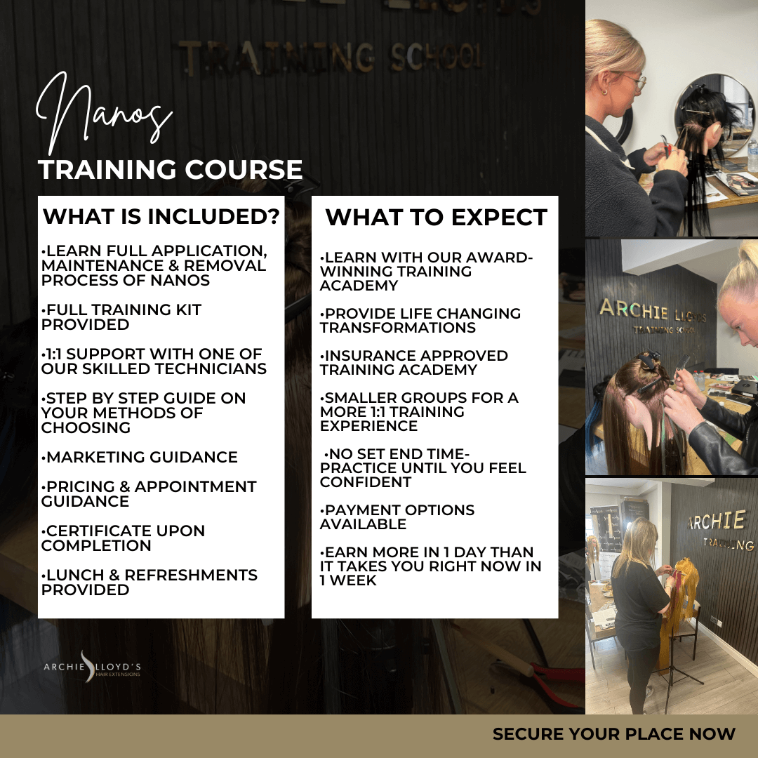 Certified On-Site Nano Bead Hair Extension Course