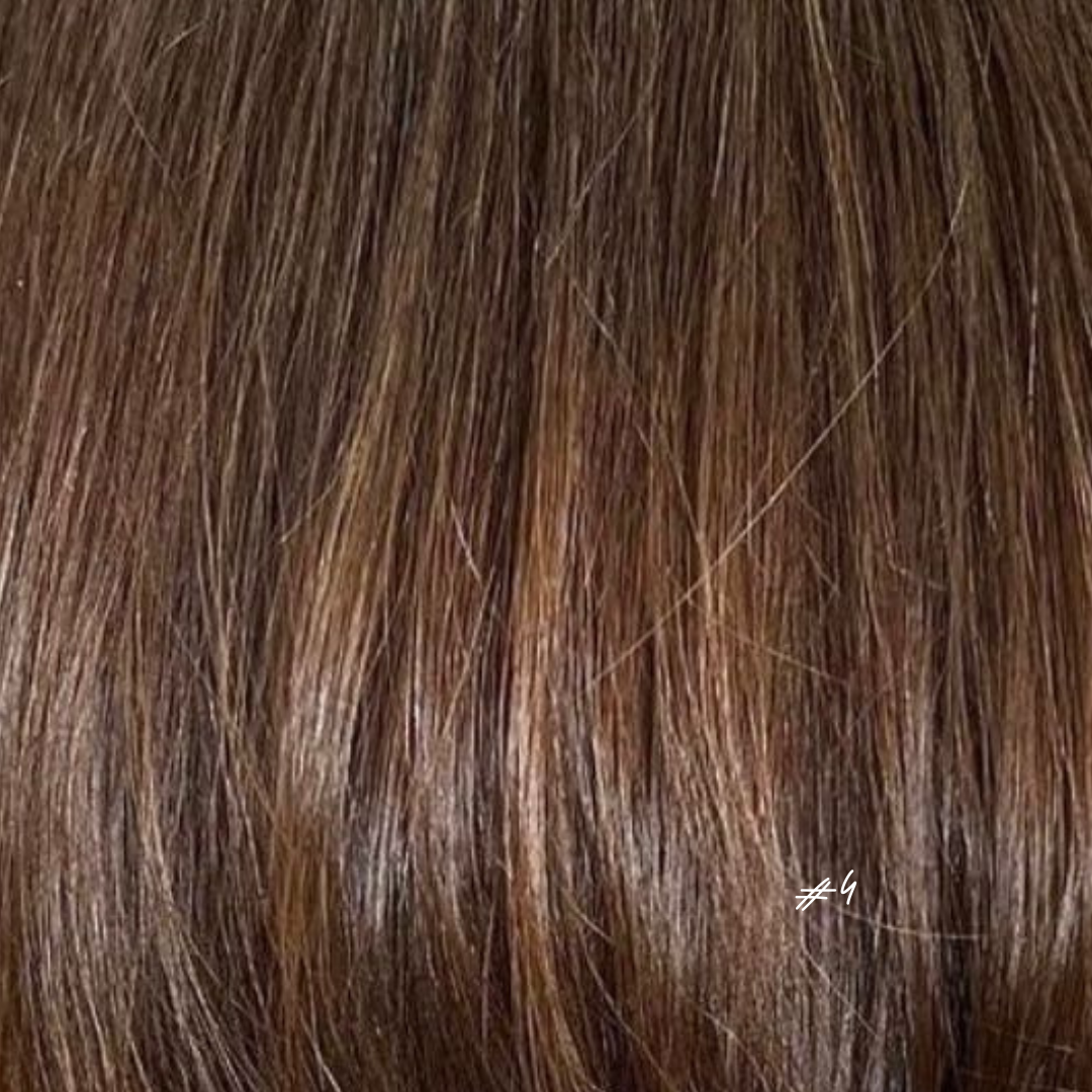 Fishnet Topper – 6” x 6” | 16” Human Hair for Mesh Integration