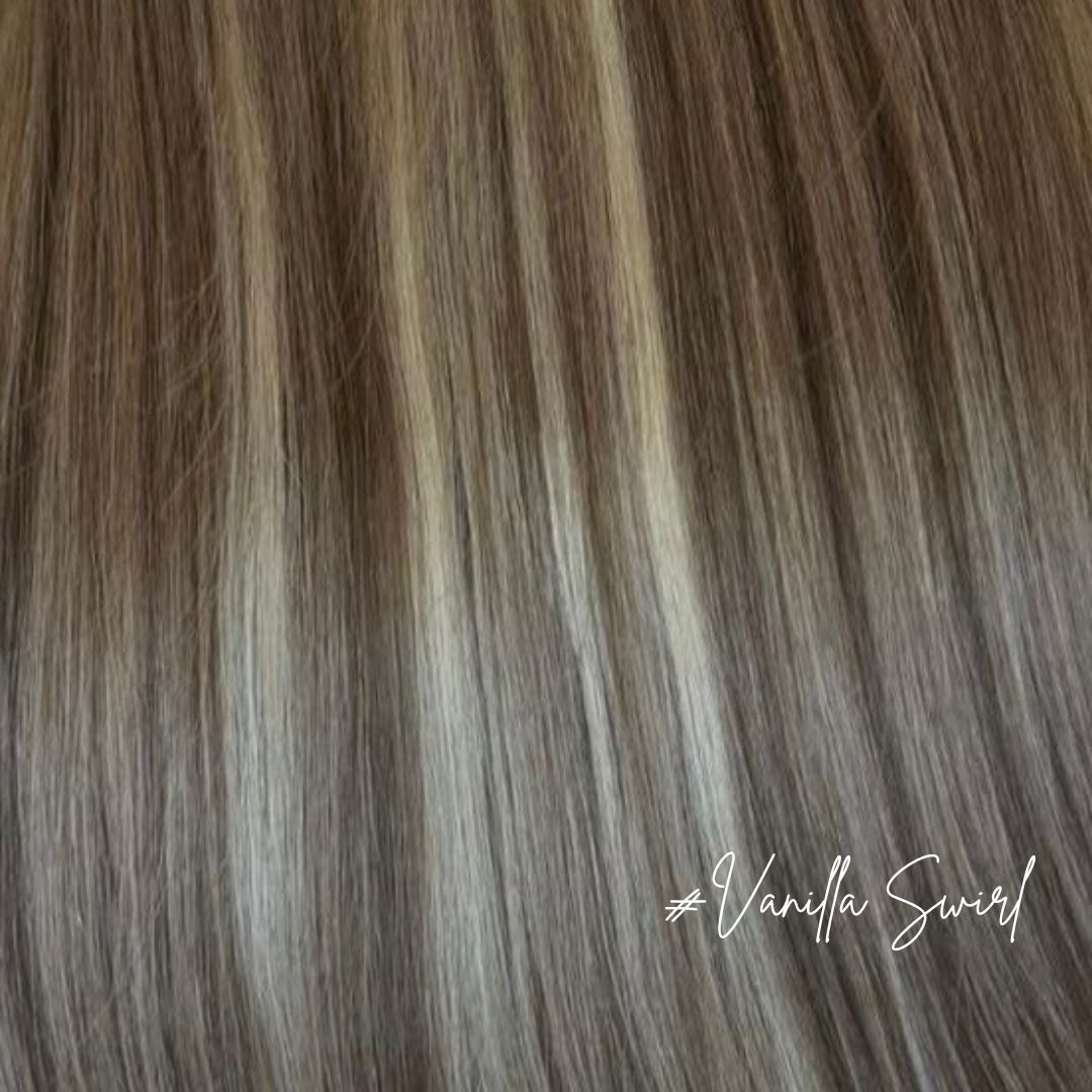 Extensiones de cabello con cinta personalizada de 24 pulgadas
