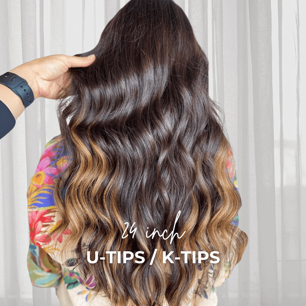 24 Inch Custom Superior U-Tips/ K-Tips / Pre-Bonds Hair Extensions