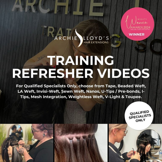 Hair Extension Course Refresher Videos