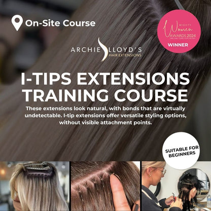 Curso presencial de extensiones de cabello I-Tips