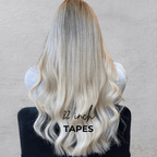 Extensiones de cabello con cinta adhesiva de 22 pulgadas de calidad superior