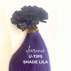 Clearance Shade Lila U-Tips/ K-Tips Hair Extensions