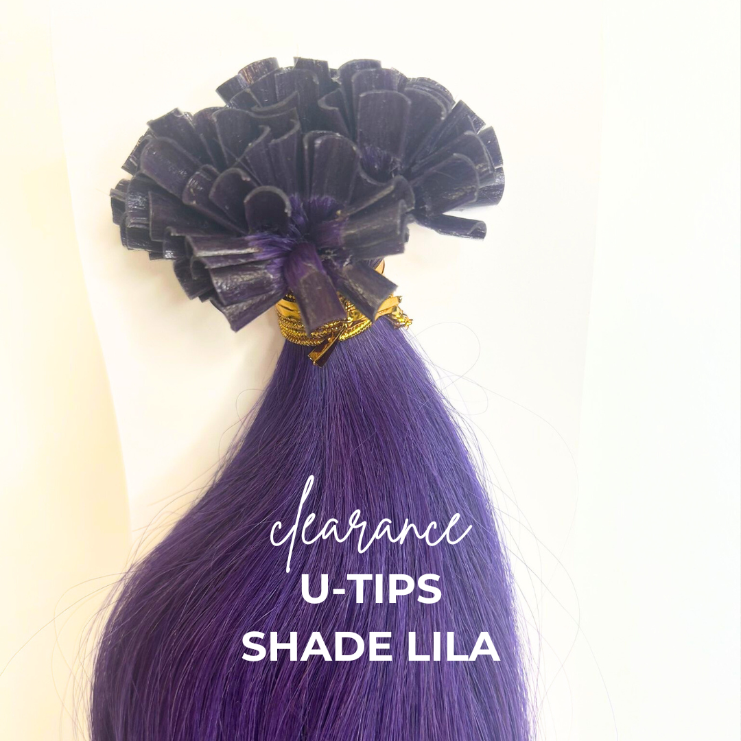 Clearance Shade Lila U-Tips/ K-Tips Hair Extensions