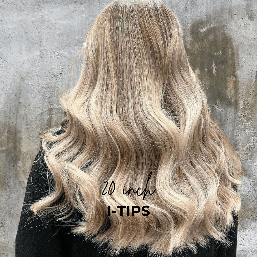 Extensiones de cabello con punta en I de 20 pulgadas de calidad superior