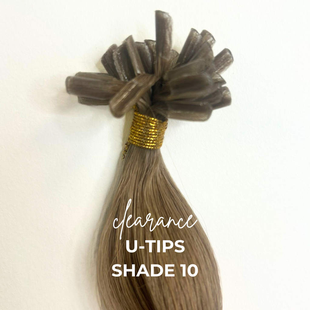Clearance Shade 10 U-Tips/ K-Tips Hair Extensions