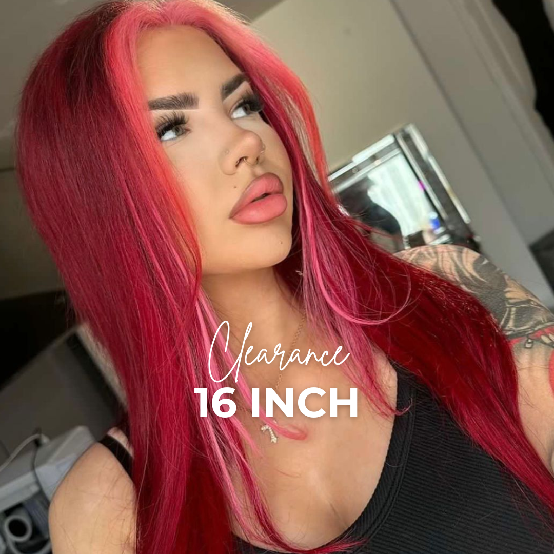 16 inch Clearance Indian Human Hair Extensions