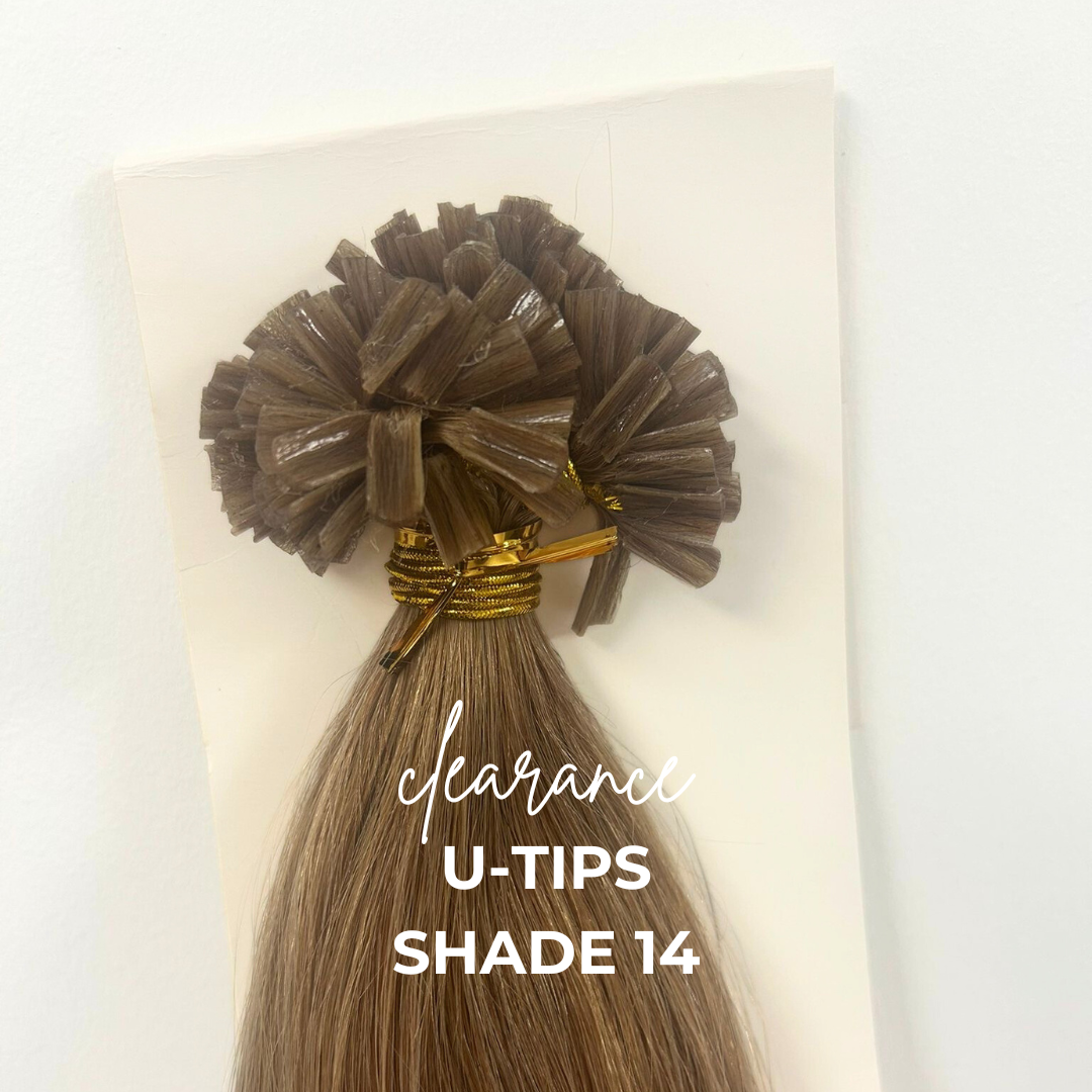 Clearance Shade 14 U-Tips/ K-Tips Hair Extensions