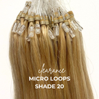 Clearance Shade 20 Micro Loops Hair Extensions