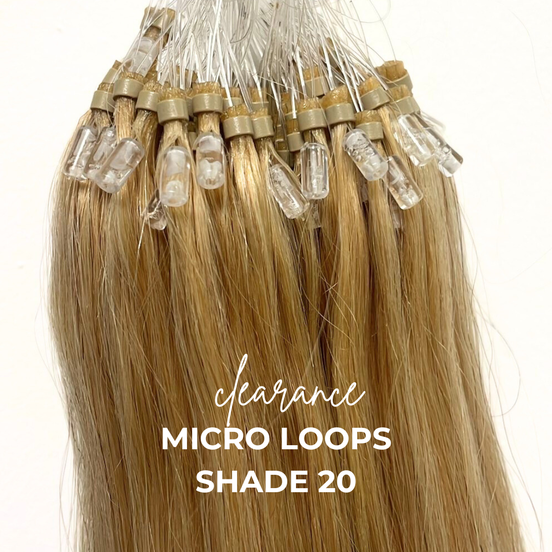 Clearance Shade 20 Micro Loops Hair Extensions