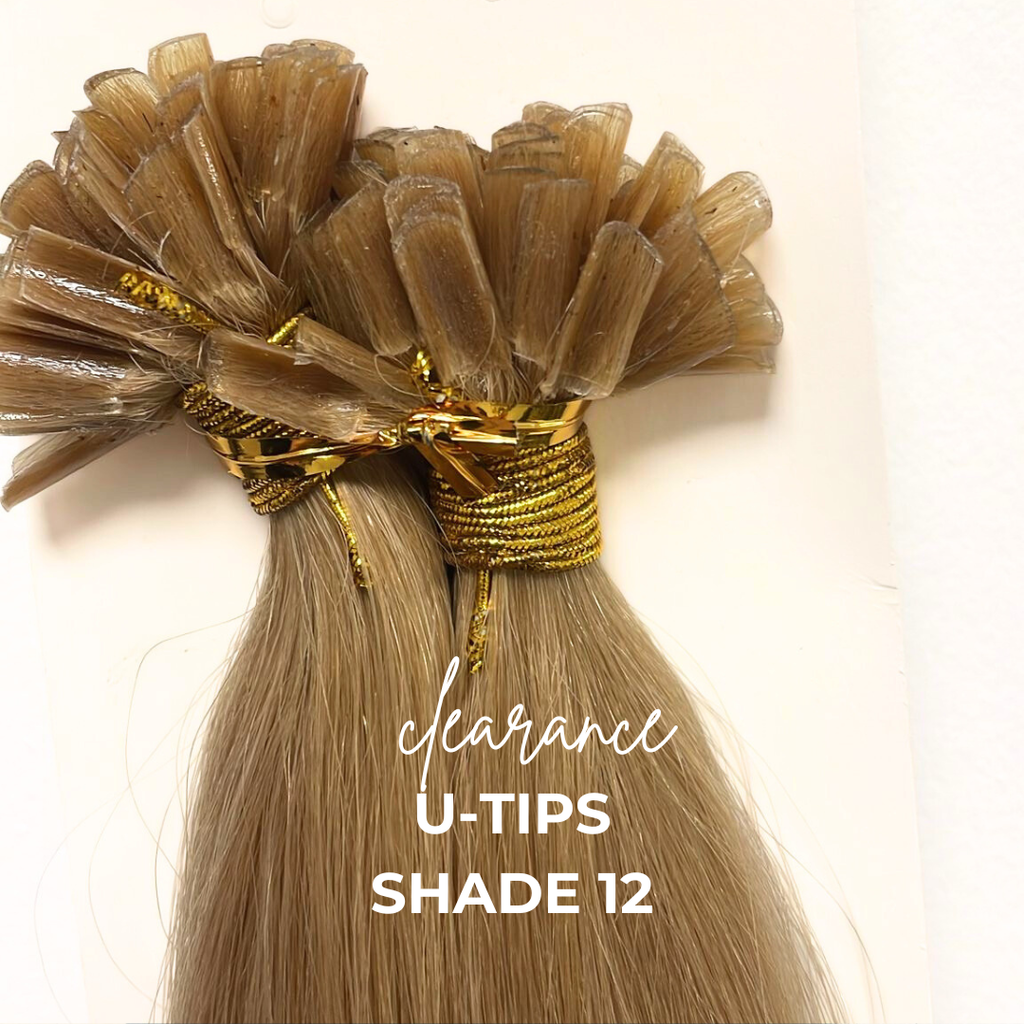 Clearance Shade 12 U-Tips/ K-Tips Hair Extensions