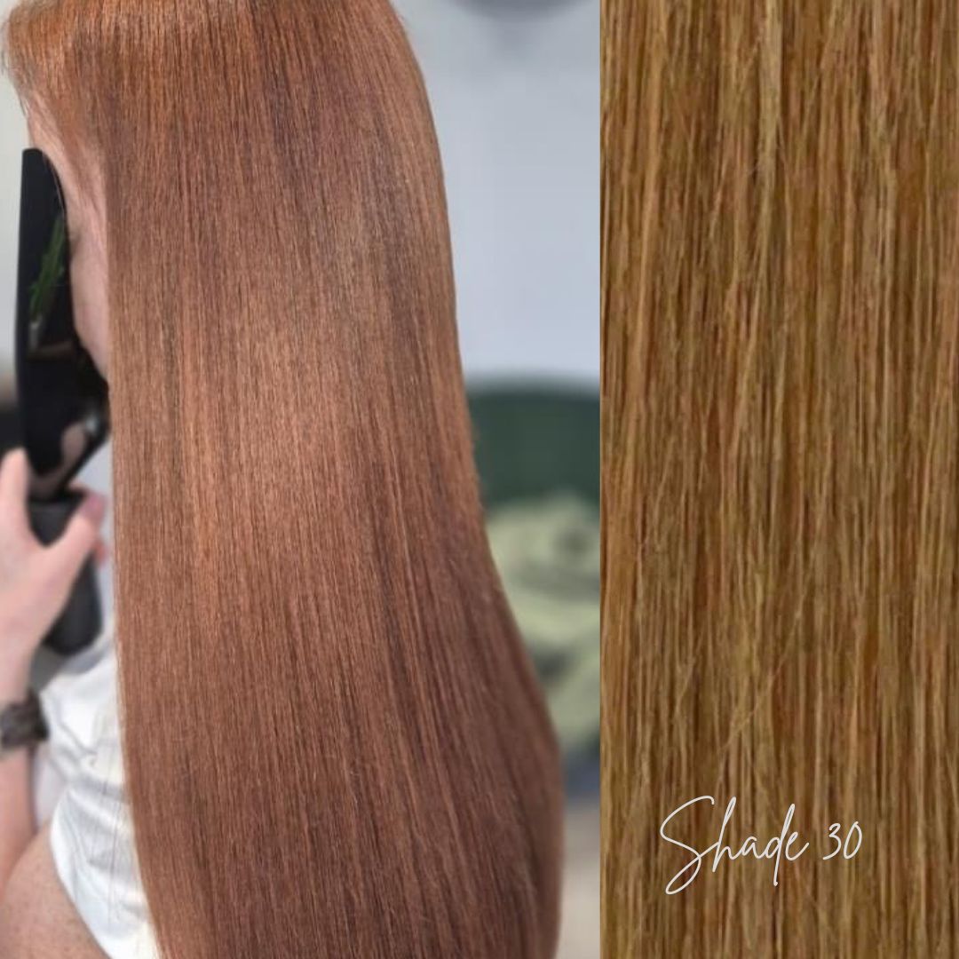 Extensiones de cabello con cinta adhesiva de 18 pulgadas de calidad superior