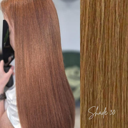 Extensiones de cabello con cinta adhesiva de 18 pulgadas de calidad superior