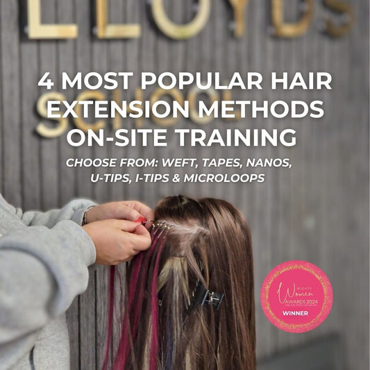 4 Most Popular Hair Extension Methods On-Site Course