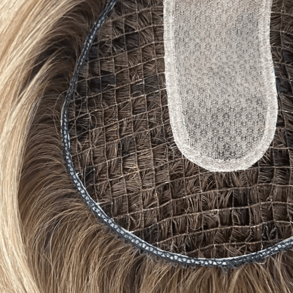 Fishnet Topper – 6” x 6” | 16” Human Hair for Mesh Integration