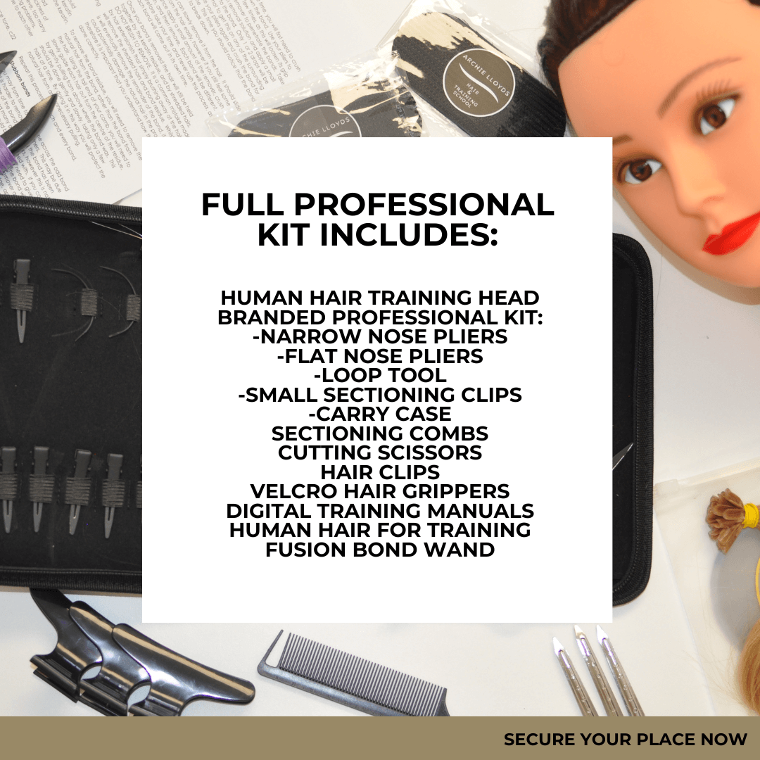 Certified On-Site U-Tip/ K-Tip/  Pre-Bond Hair Extension Course