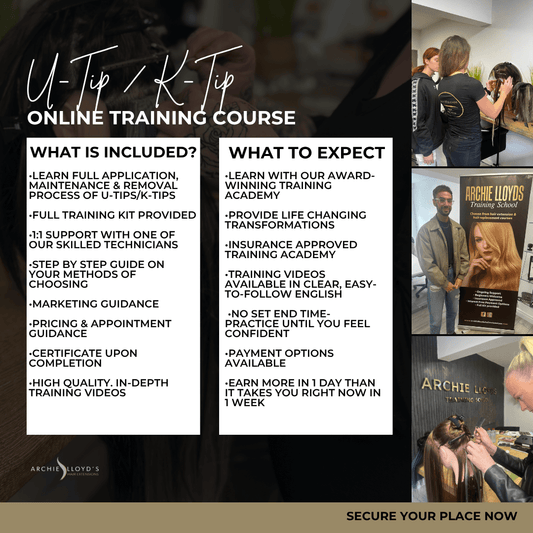 U-Tip/ K-Tip / Pre-Bond Hair Extension Online Course