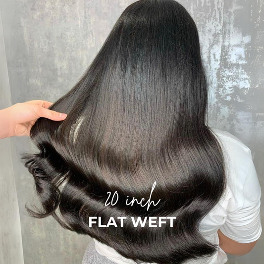 20 Inch Superior Flat Weft Hair Extensions