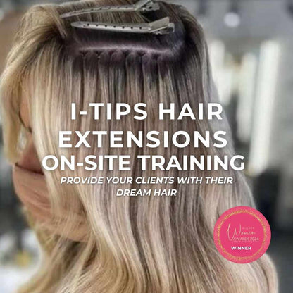 Curso presencial de extensiones de cabello I-Tips