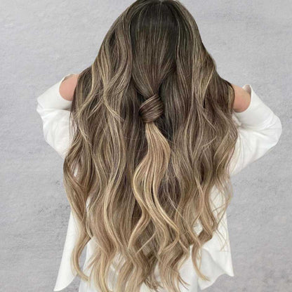 Extensiones de cabello con cinta personalizada de 24 pulgadas