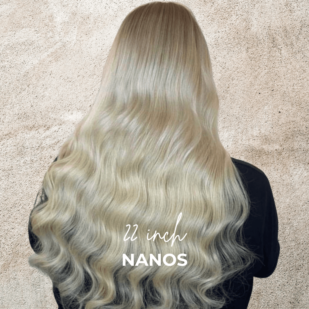 Extensiones de cabello nano de 22 pulgadas de calidad superior