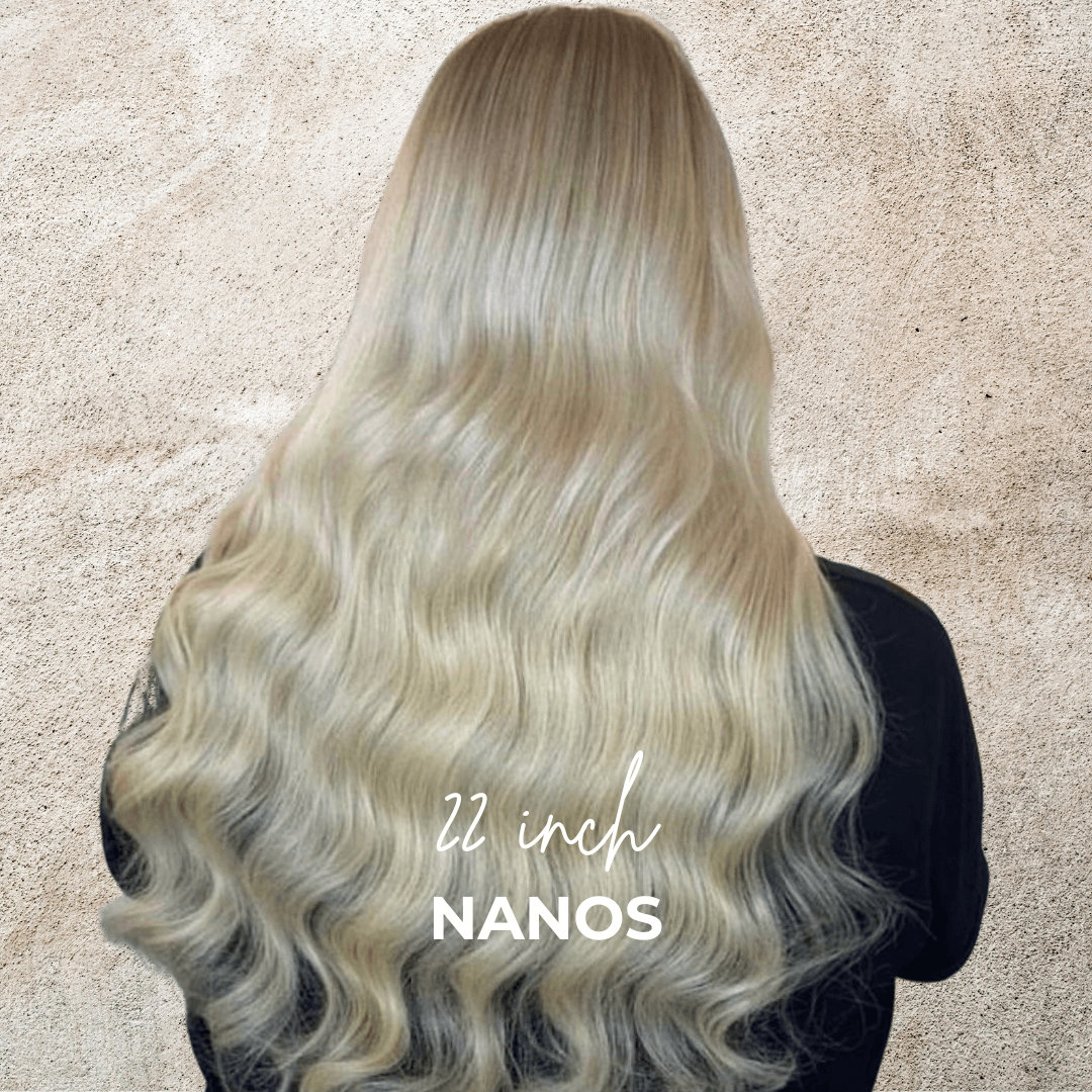 Extensiones de cabello nano de 22 pulgadas de calidad superior