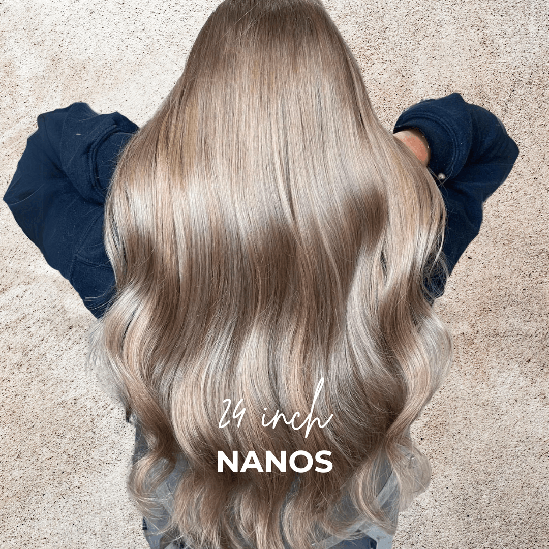 Extensiones de cabello nano personalizadas de 24 pulgadas