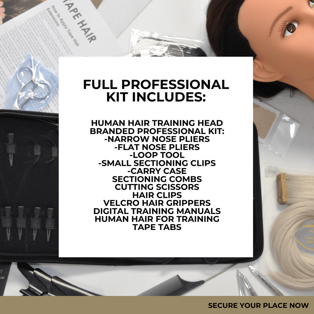 Certified On-Site Tape Hair Extension Course