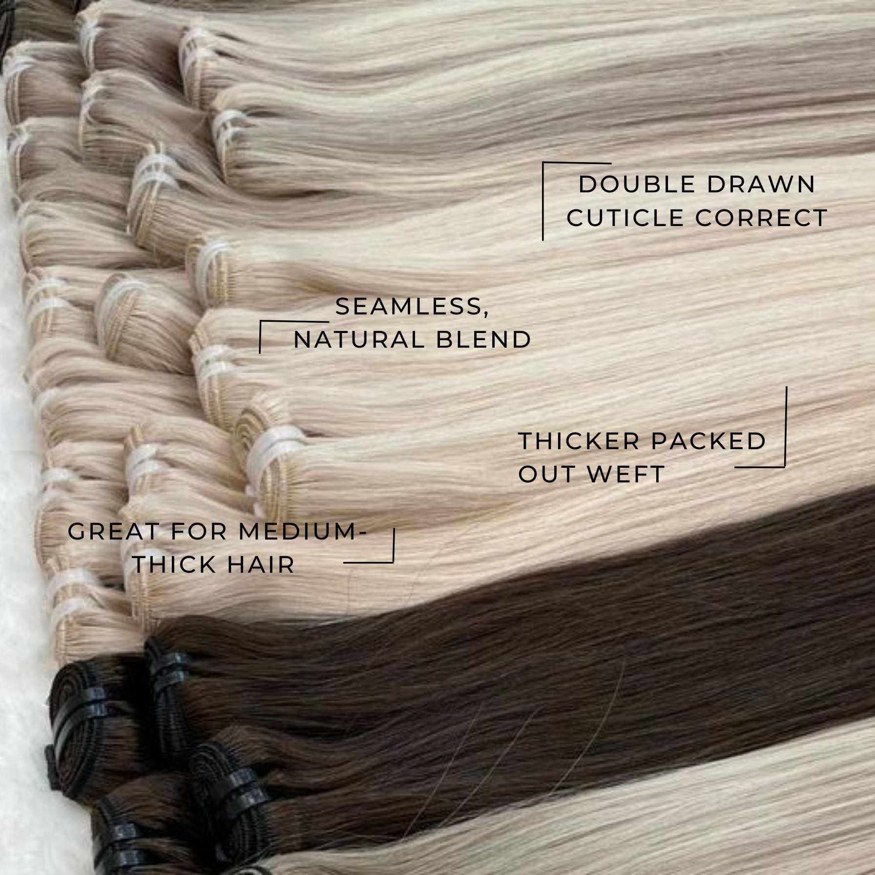 24 Inch Custom Superior Machine Weft