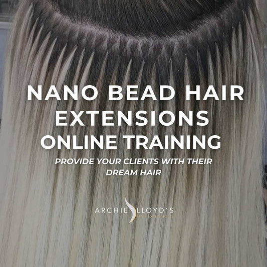 Curso en línea de extensiones de cabello con nanoperlas