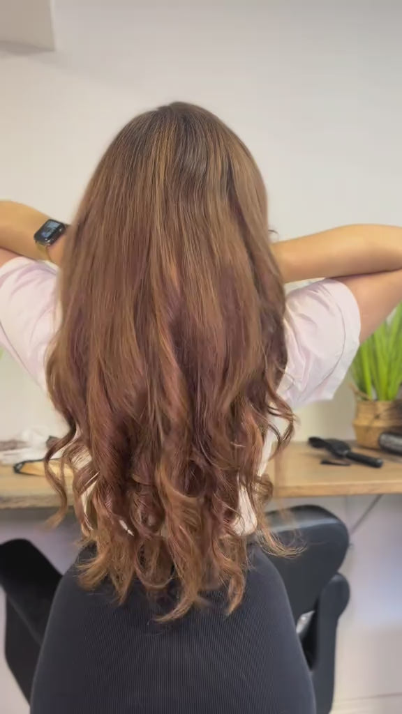Extensiones de cabello con clip personalizadas de 26 pulgadas