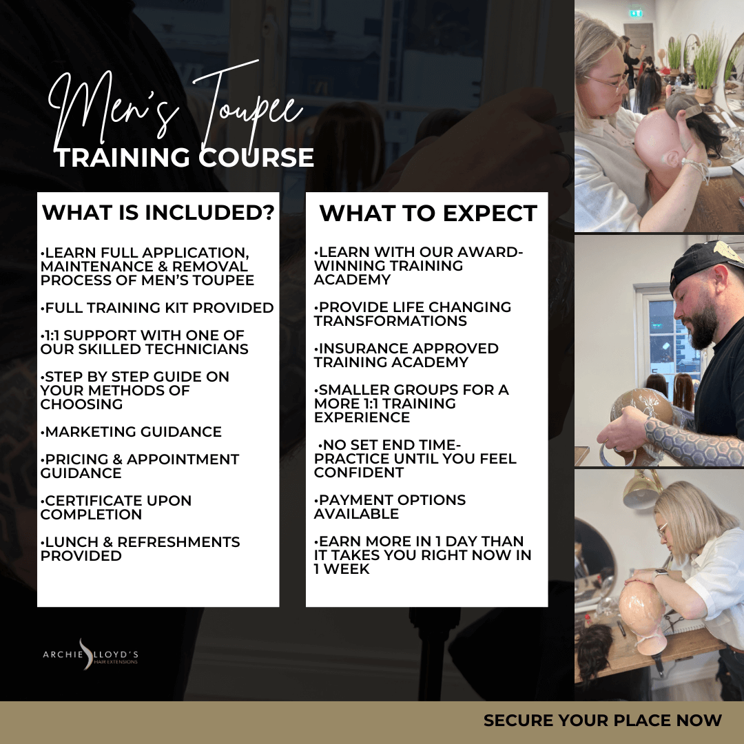 Certified On-Site Toupee / Men's Hair Replacement Course