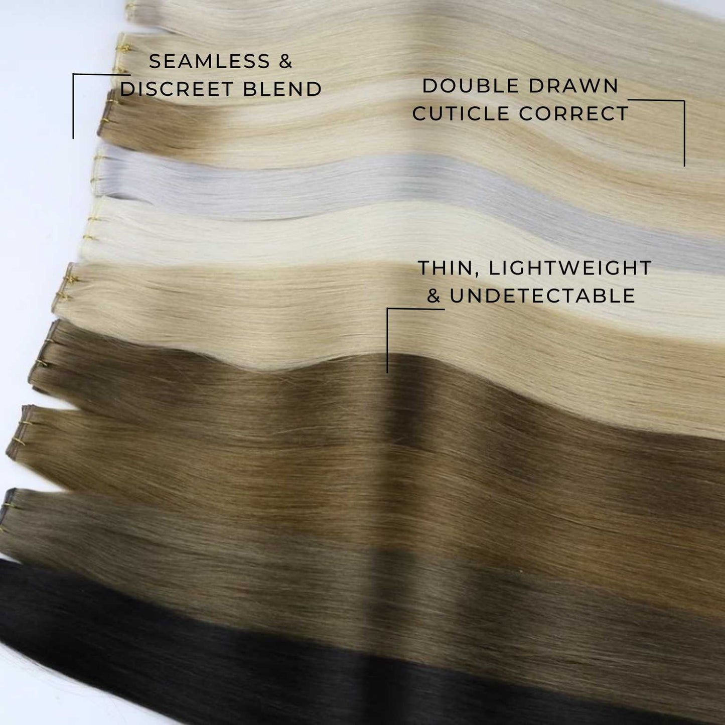 24 Inch Custom Superior Tapes Hair Extensions