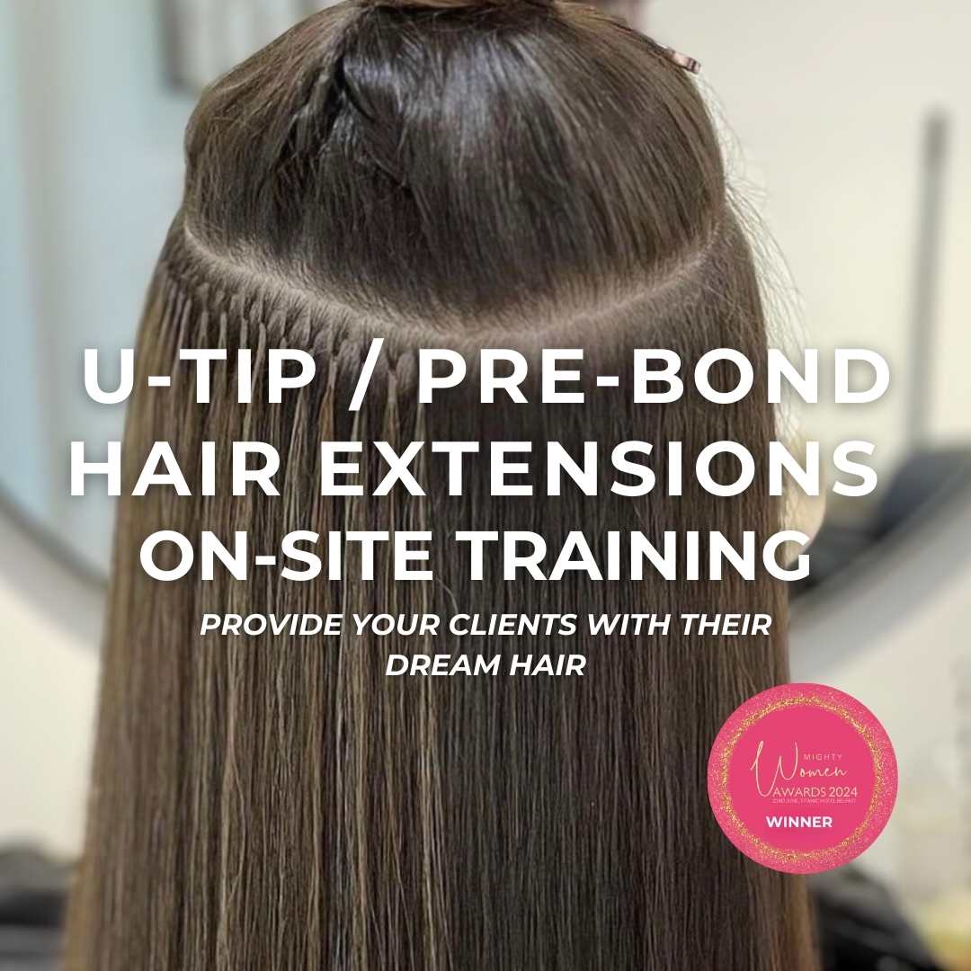 Curso presencial de extensiones de cabello U-Tip/Pre-Bond