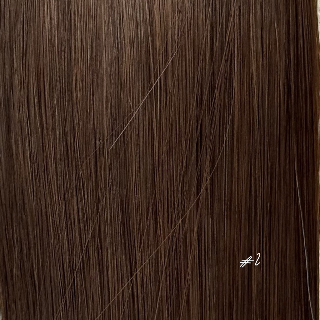 Extensiones de cabello de 18 pulgadas con punta en U/preencoladas