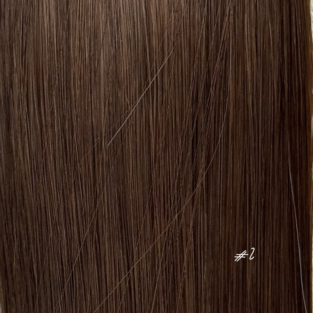 Fishnet Topper – 6” x 6” | 16” Human Hair for Mesh Integration