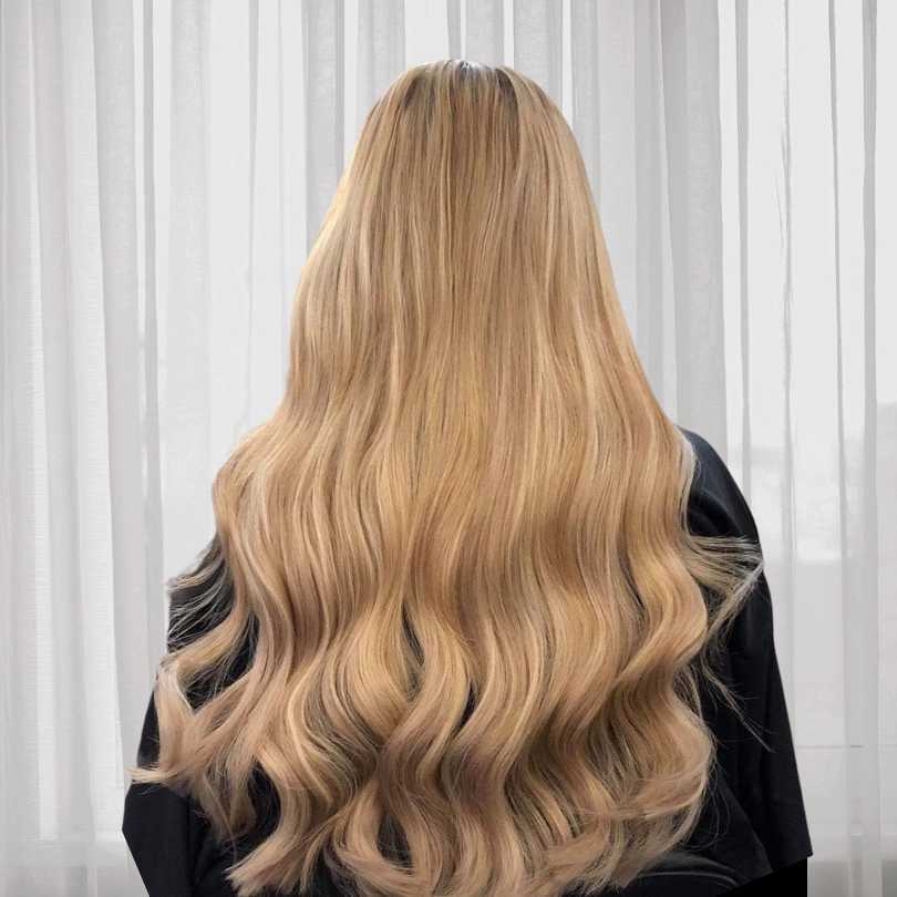 Extensiones de cabello personalizadas de 26 pulgadas con punta en U y preencolado