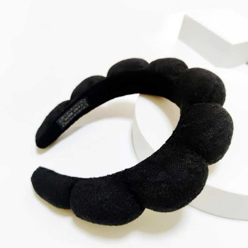 Black Velvet Cloud Hair Band